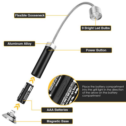 MagBar™ 360° Magnetic Grill Lights